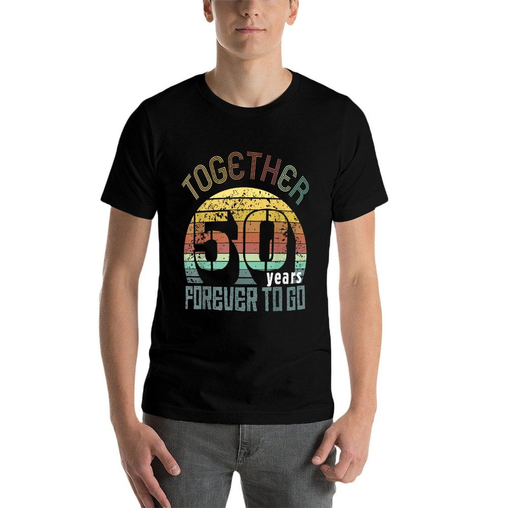 50th Years Wedding Anniversary Gifts For Couples Cool Fifty  Durable T-Shirt