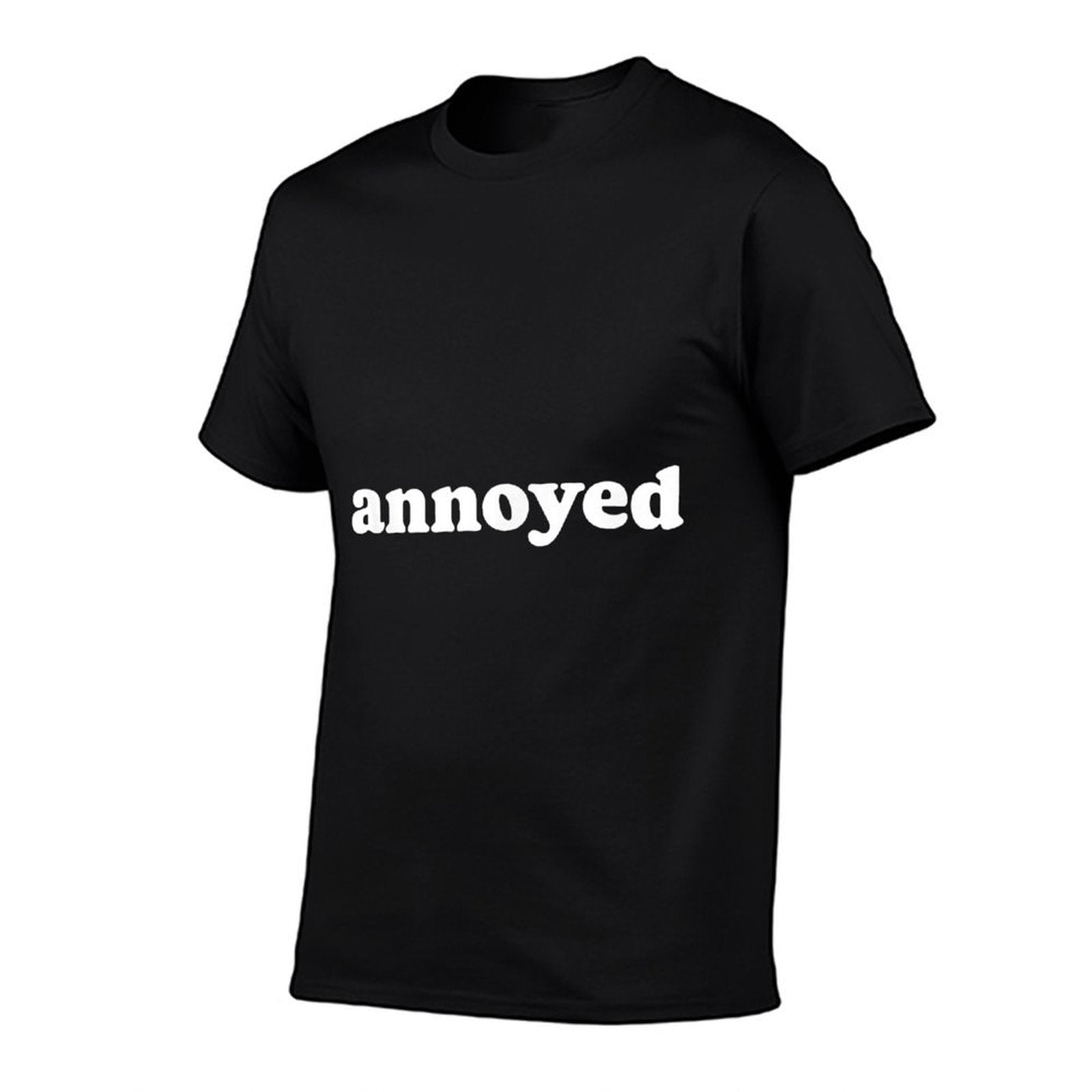 Annoyed Funny Couples Halloween Minimalist Costume  Ribbed Collar T-Shirt
