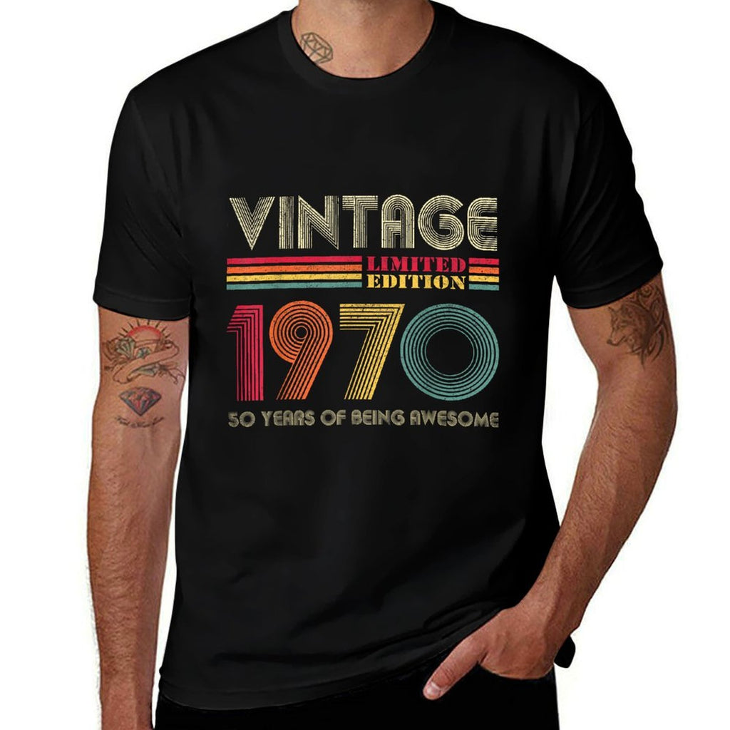 50 Year Old Gifts Vintage 1970 Limited Edition 50th Birthday  Breathable T-Shirt