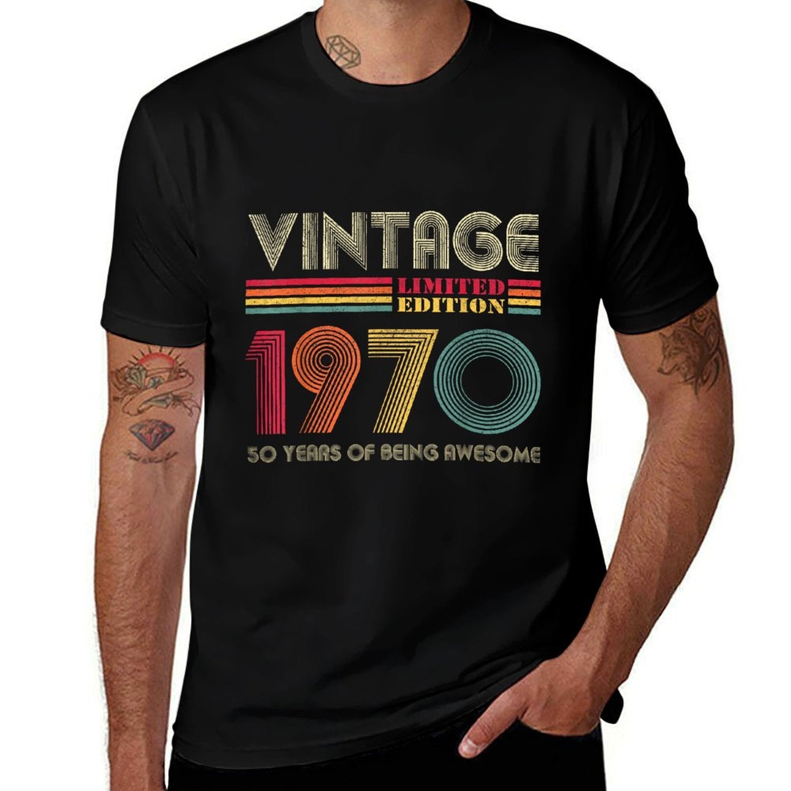 50 Year Old Gifts Vintage 1970 Limited Edition 50th Birthday  Breathable T-Shirt