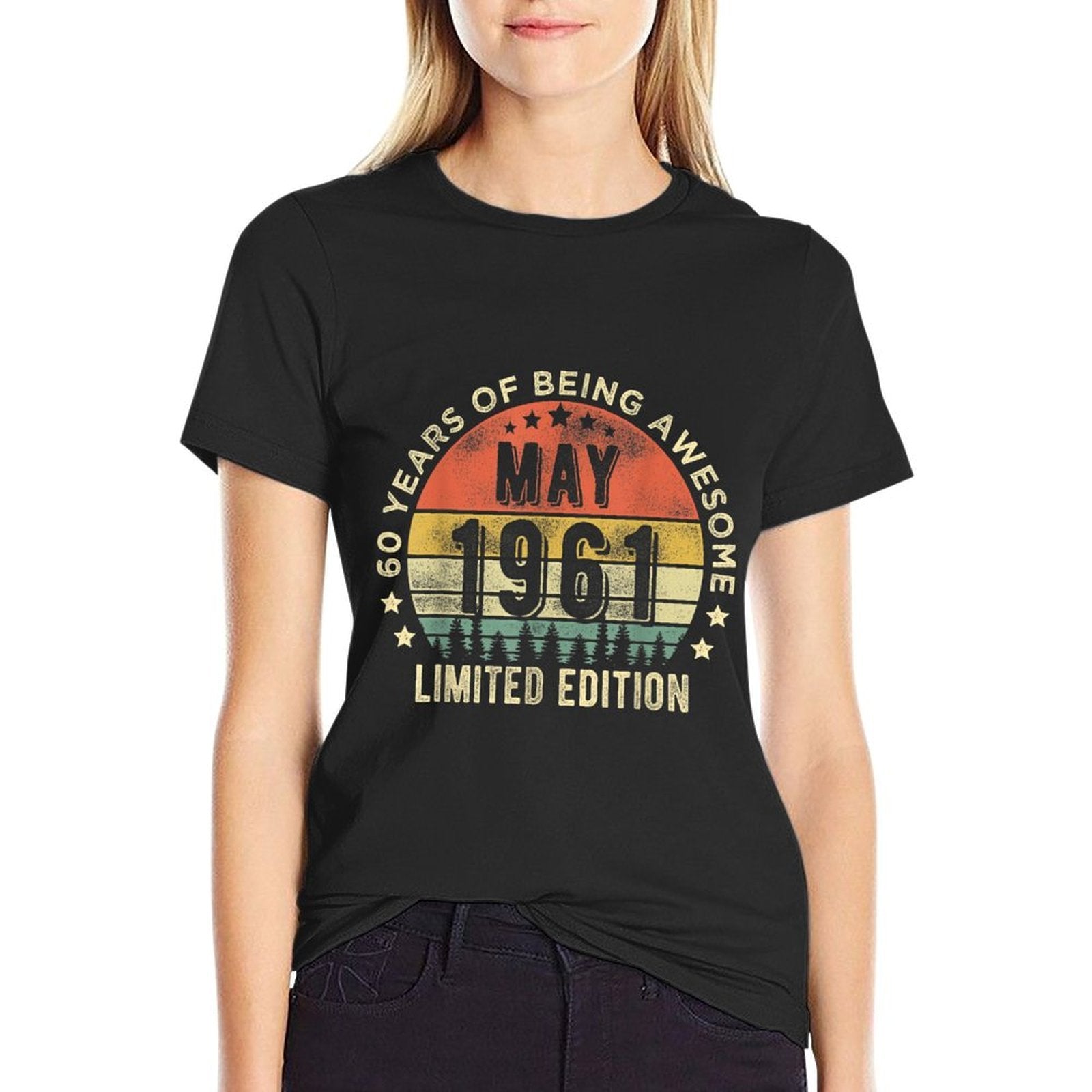 60 Year Old May 1961 Limited Edition 60th Birthday  Versatile T-Shirt