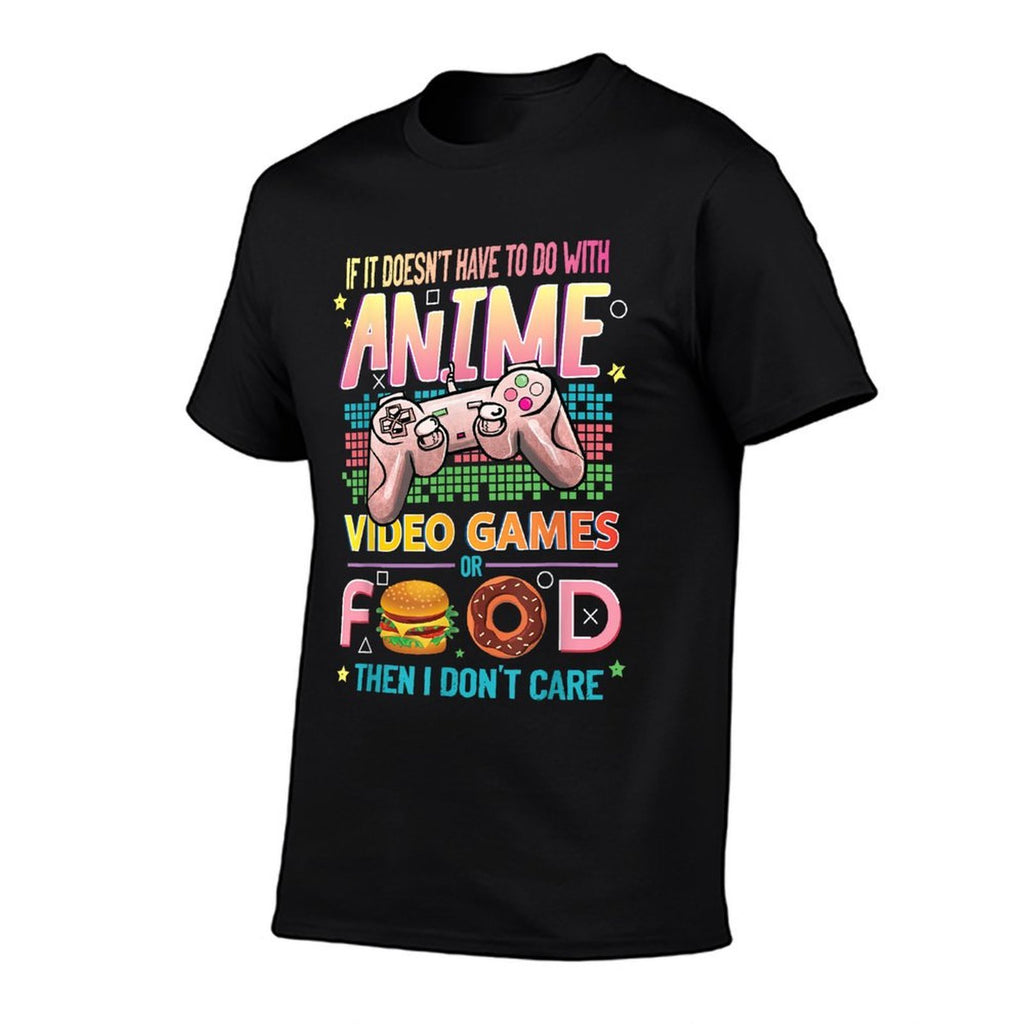 Anime Video Games Food - Anime Lovers Gifts Idea Girls Boys  Stretchy T-Shirt