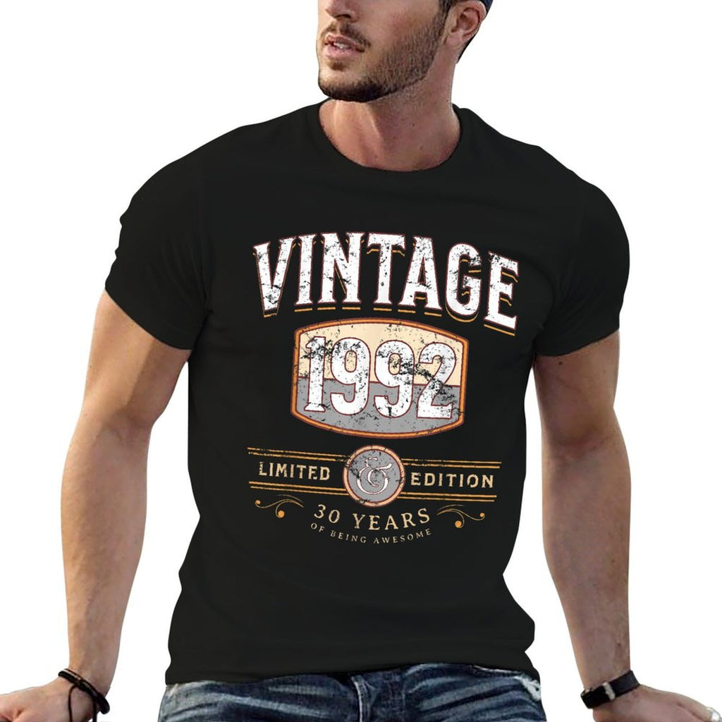 30 Years Old Vintage 1992 Limited Edition 30th Birthday  Slim-fit Cut T-Shirt