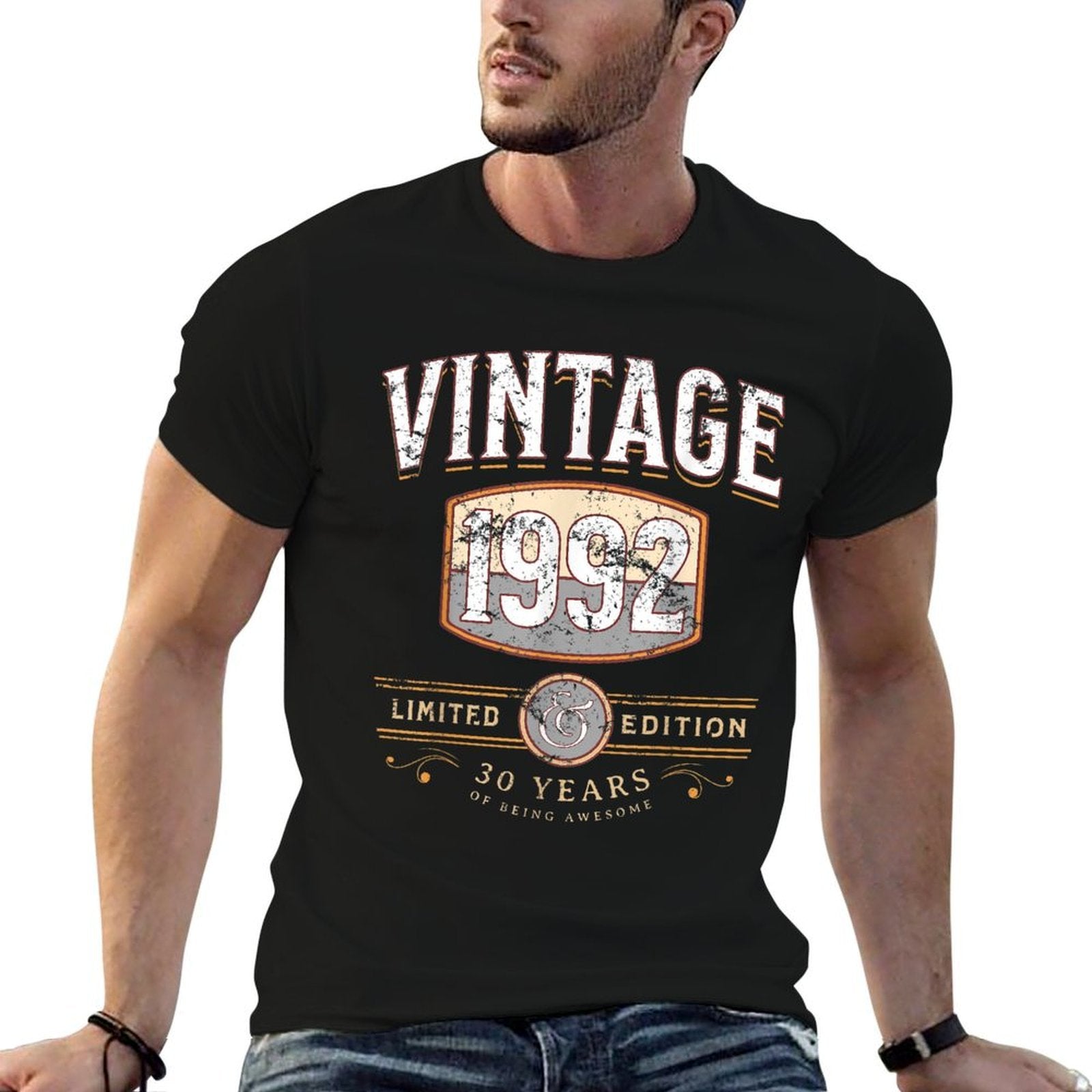 30 Years Old Vintage 1992 Limited Edition 30th Birthday  Slim-fit Cut T-Shirt