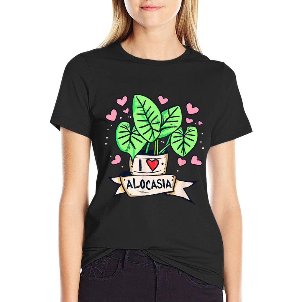 Alocasia Plant Love - Indoor Plant Alocasia Plant  Breathable T-Shirt