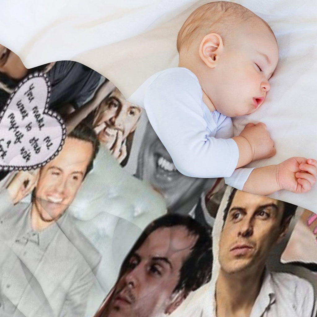 Andrew Scott More Like Andrew Hot Machine-washable Throw Blanket
