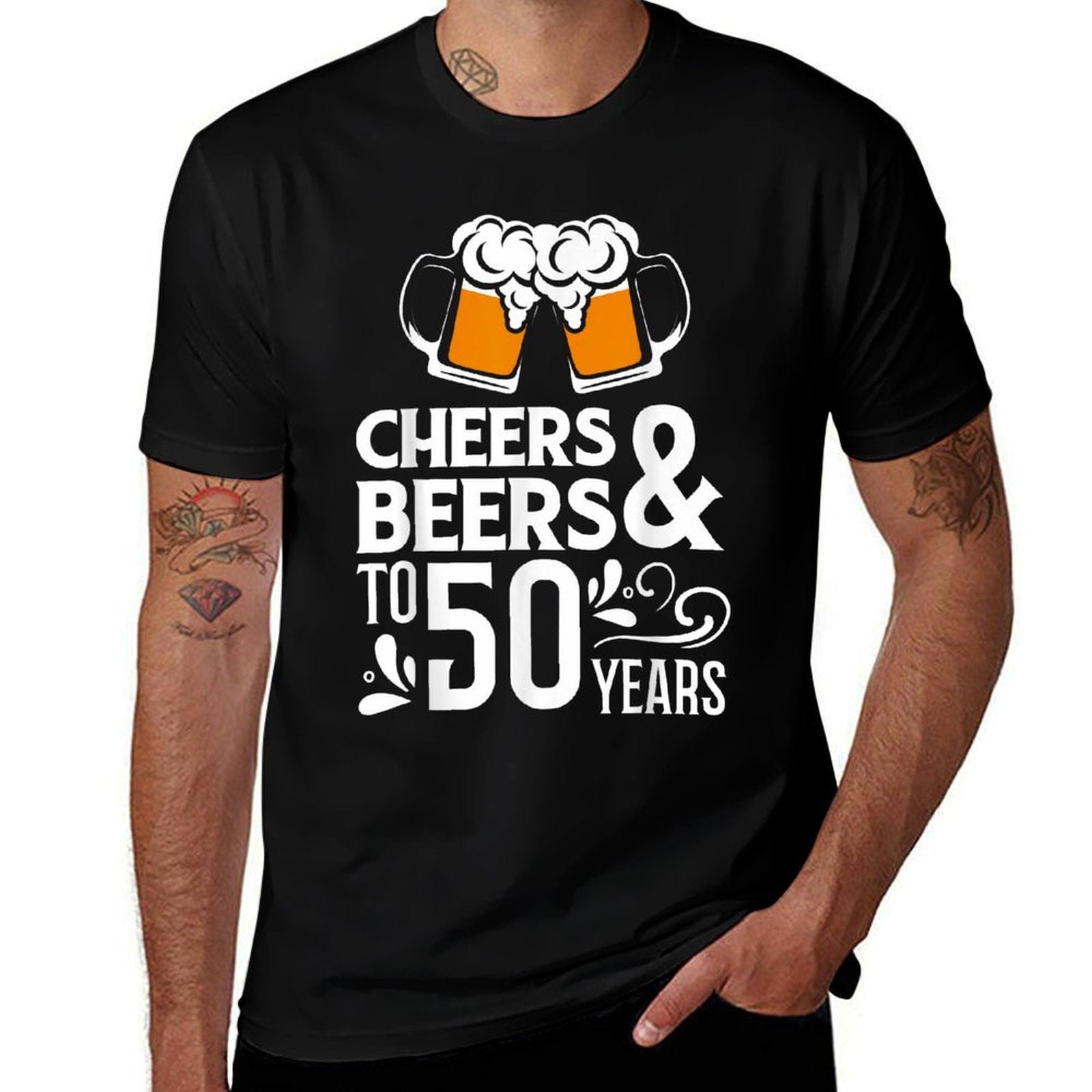 50th Birthday 1968 Bday 50 Year Old Anniversary  Tagless Design T-Shirt