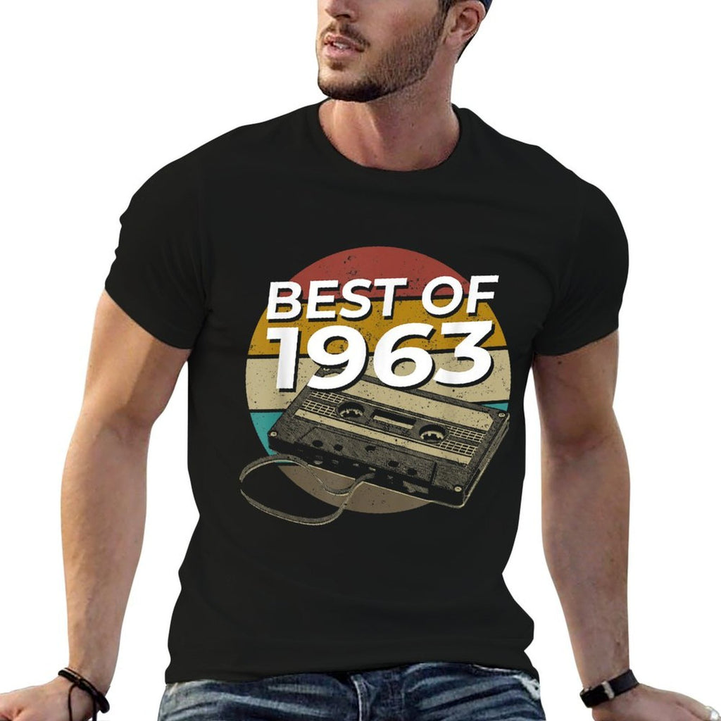 60 Years Old, Made In 1963, Vintage 60th Birthday  Tagless Design T-Shirt
