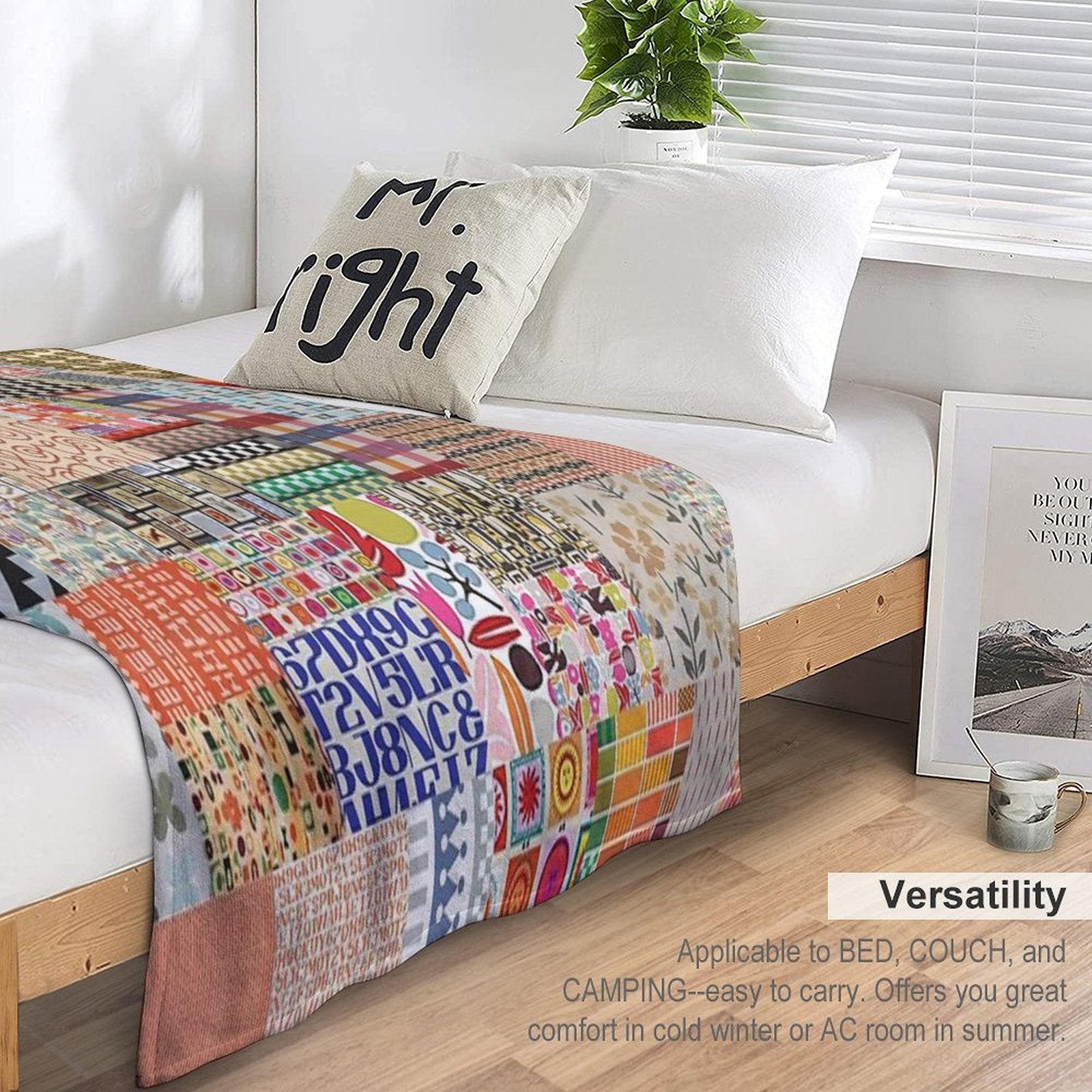 Alexander Girard Wrinkle-free Throw Blanket