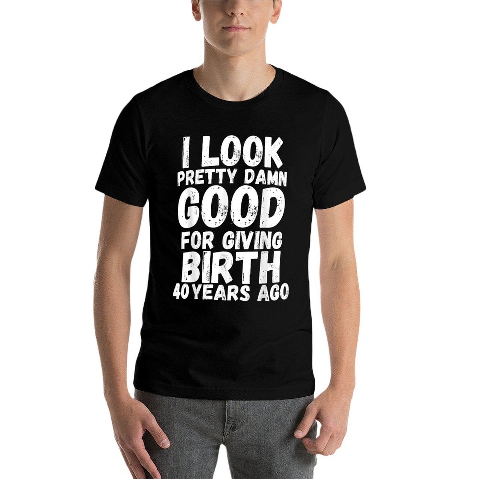 40th Birthday Mom 40 Year Old Son Daughter Child Squad Gift  Stretchy T-Shirt