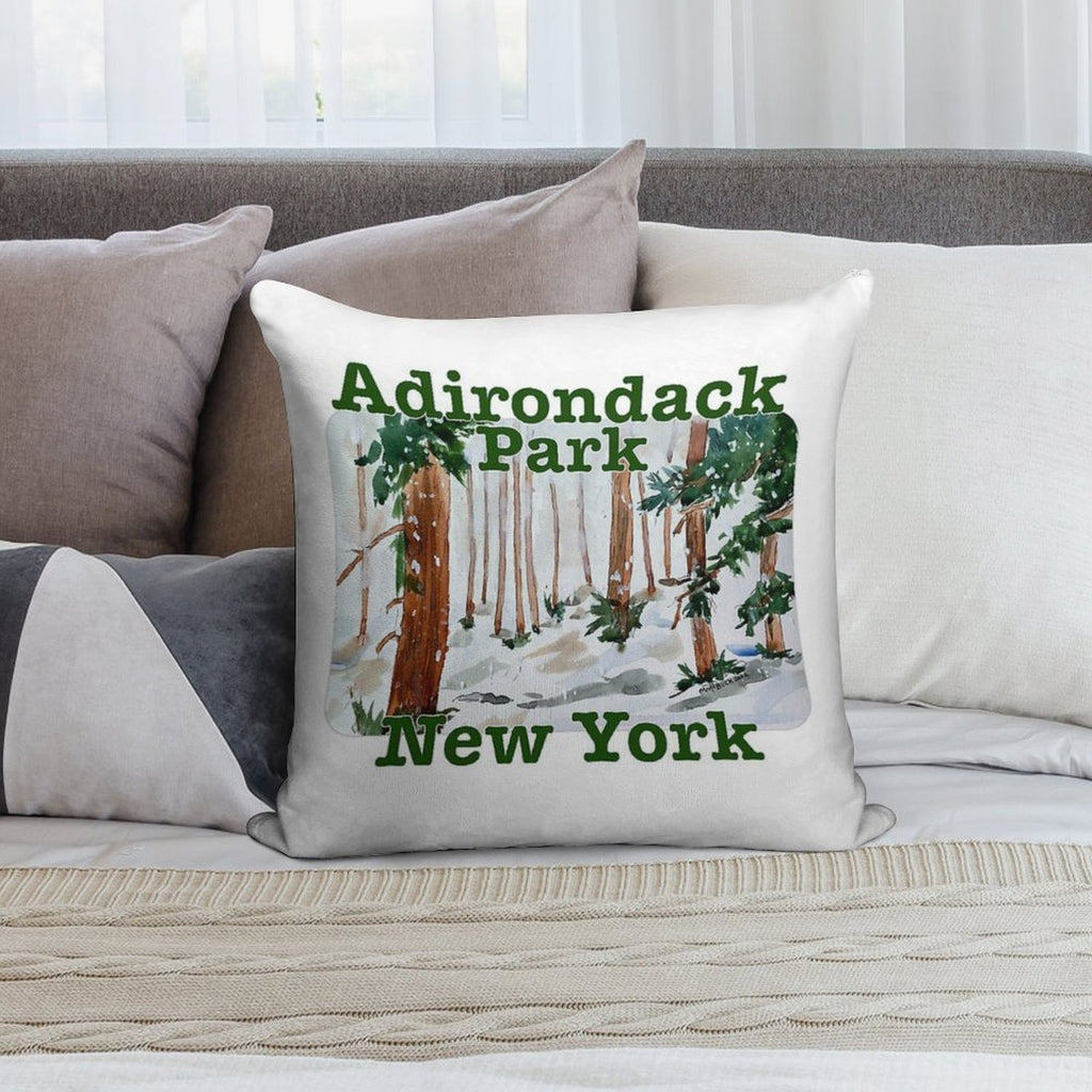 Adirondack Park, New York Soft Gift Ready Throw Pillow