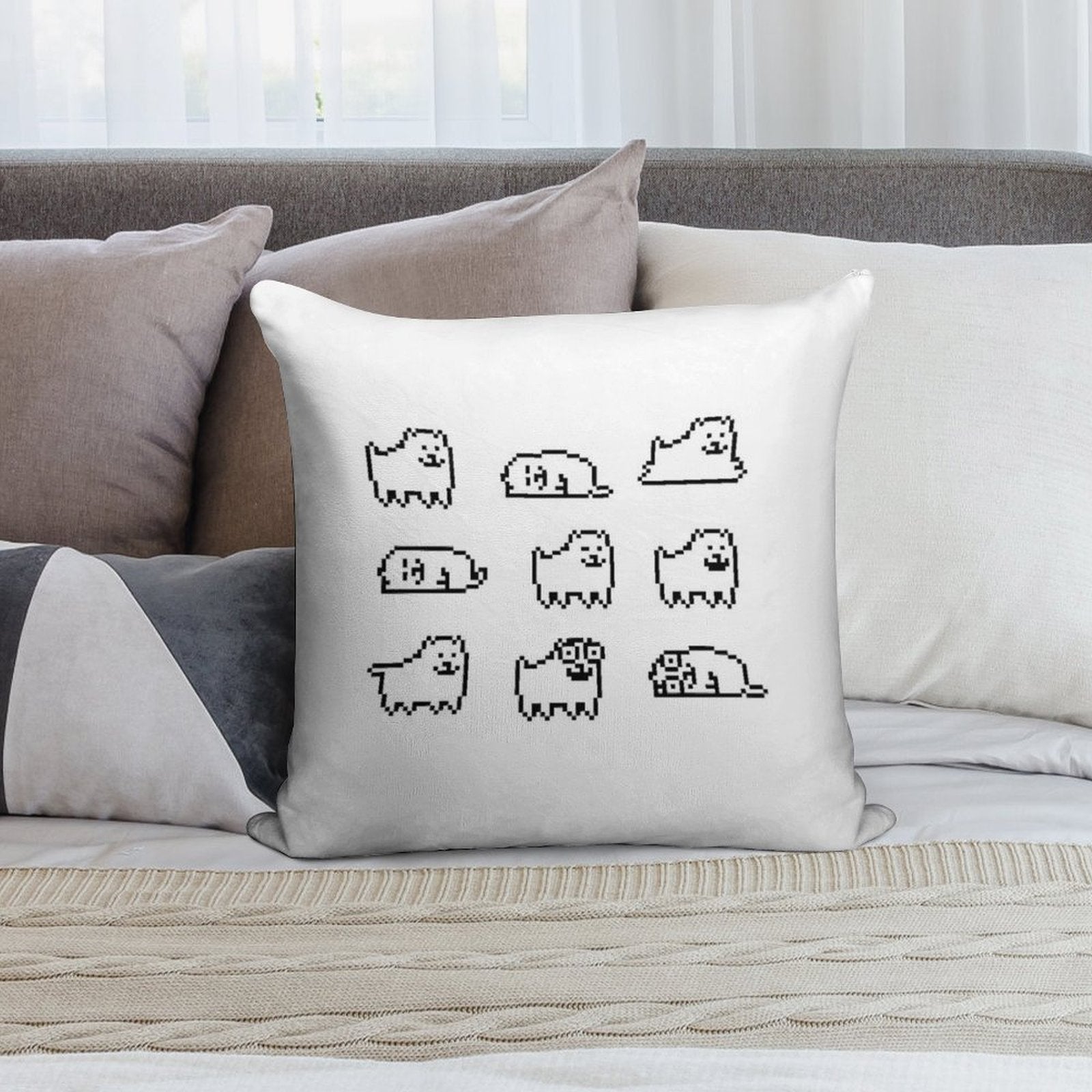 Annoying Dog Undertale HQ Soft Warmth Comfort Throw Pillow