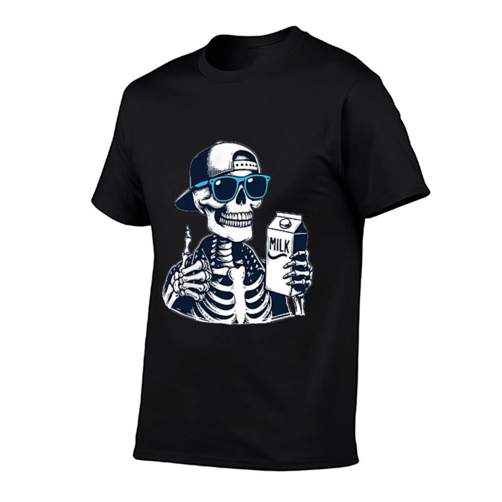 (2 Sides) Skeleton Just A Dad Who Always Came Back With The  Classic T-Shirt