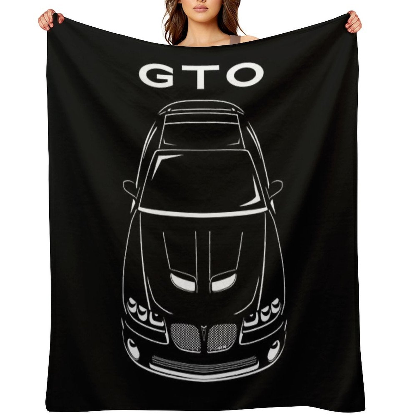 2006 Pontiac Gto T-ShirtPontiac GTO 2004-2006 T-Shirt Lightweight Throw Blanket