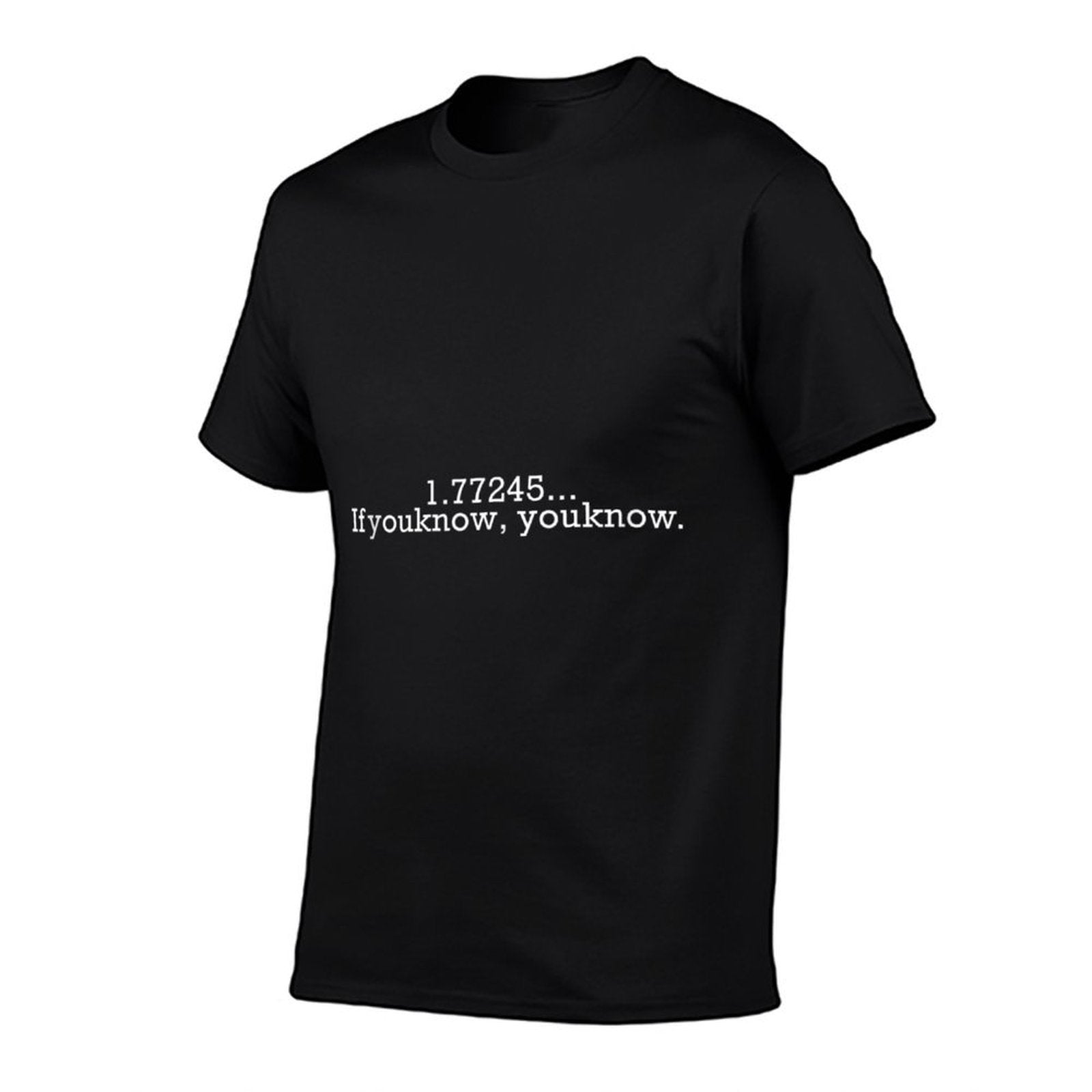 1.77245 If You Know You Know Funny Maths Twilight  Polyester Blend T-Shirt