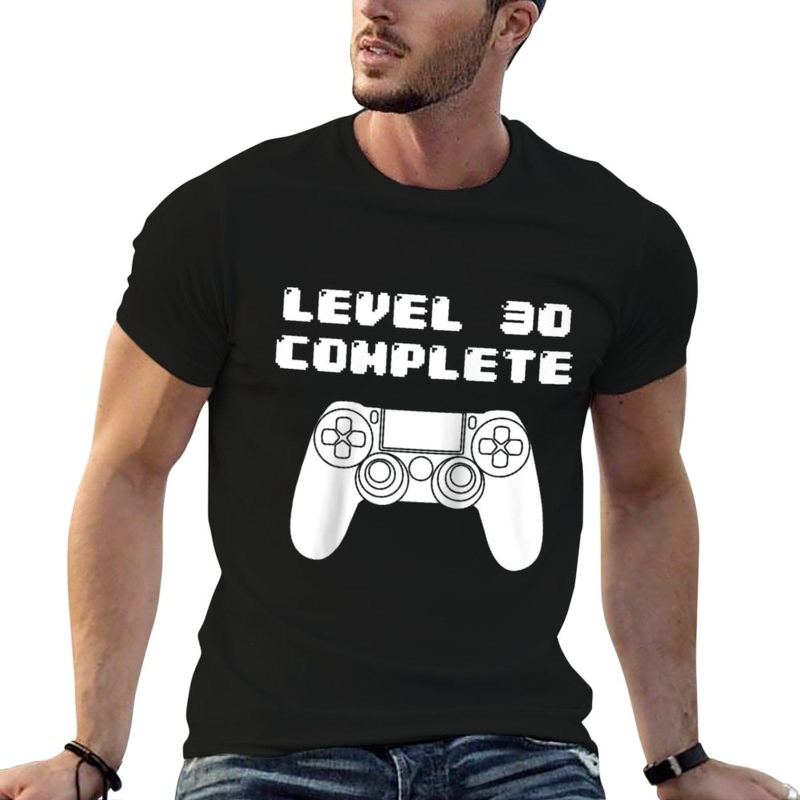 30th Birthday - 30 Years Old Video Gaming, Bday Raglan Baseball  Summer-ready Fabric T-Shirt