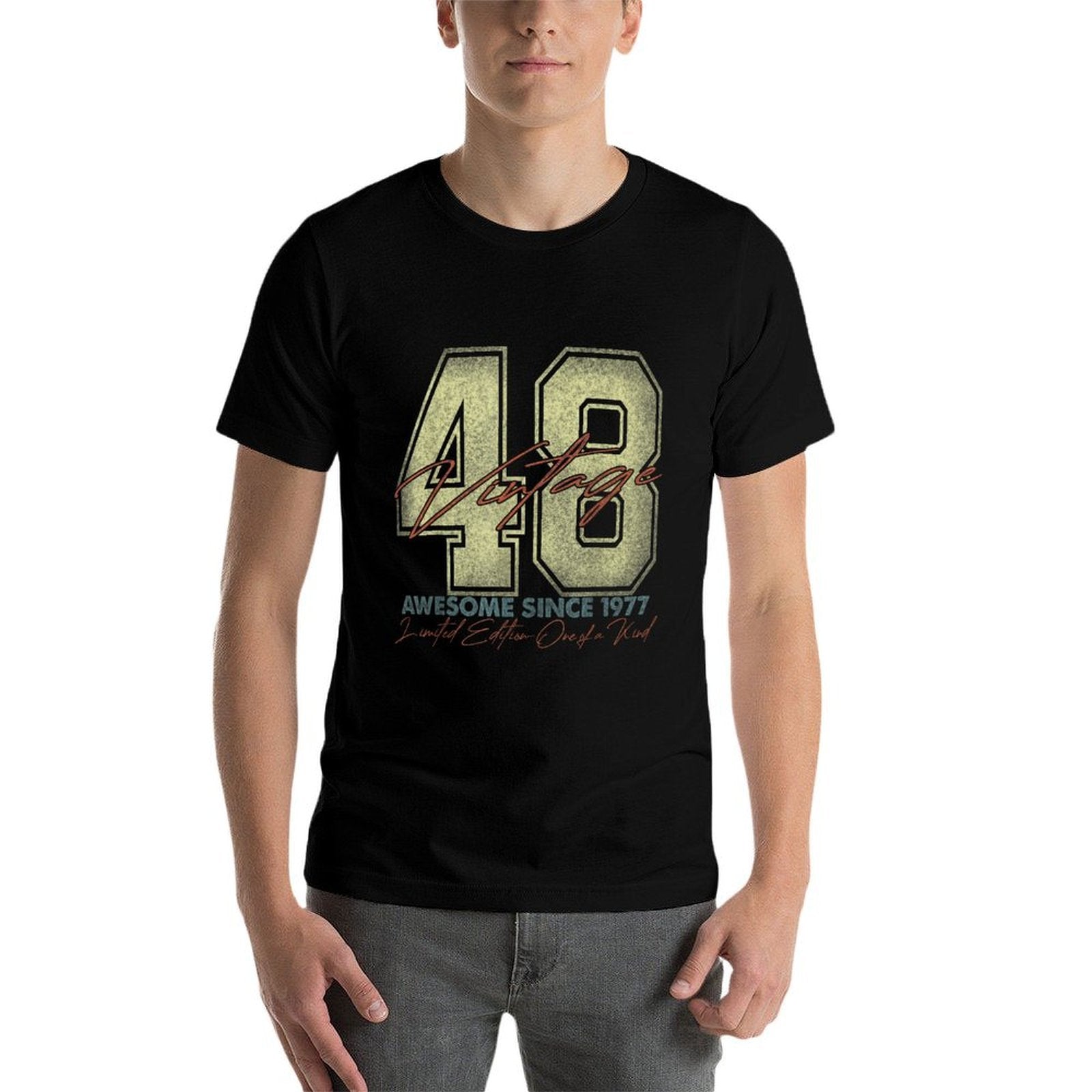 48 Year Old Gifts Vintage 1977 Limited Edition 48th Birthday  Affordable Price T-Shirt