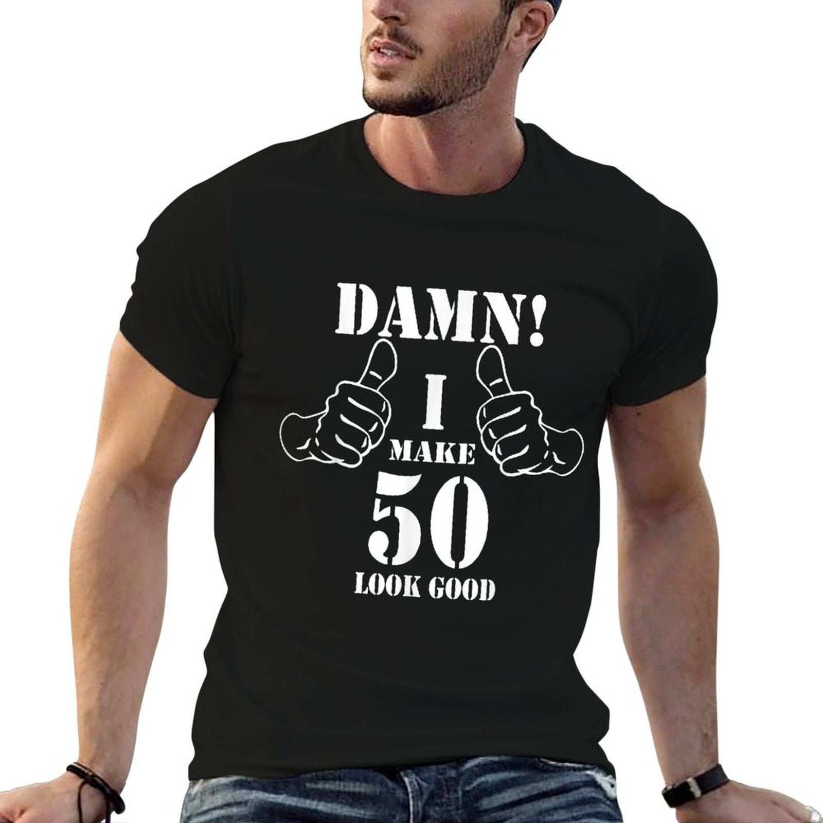 50th Birthday Vintage Made in 1969 Gift Ideas Man T Shirt  Durable T-Shirt