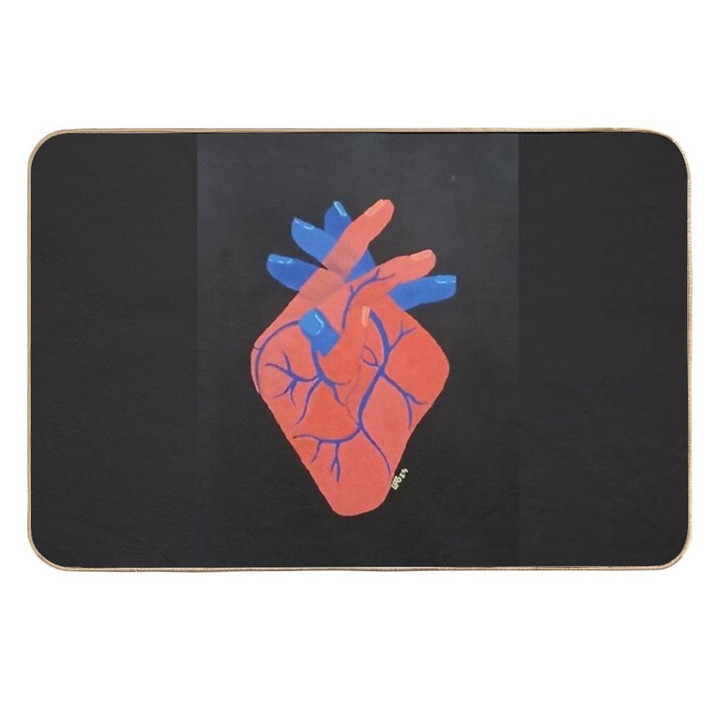 Holding My Heart  Versatile Bath Mat