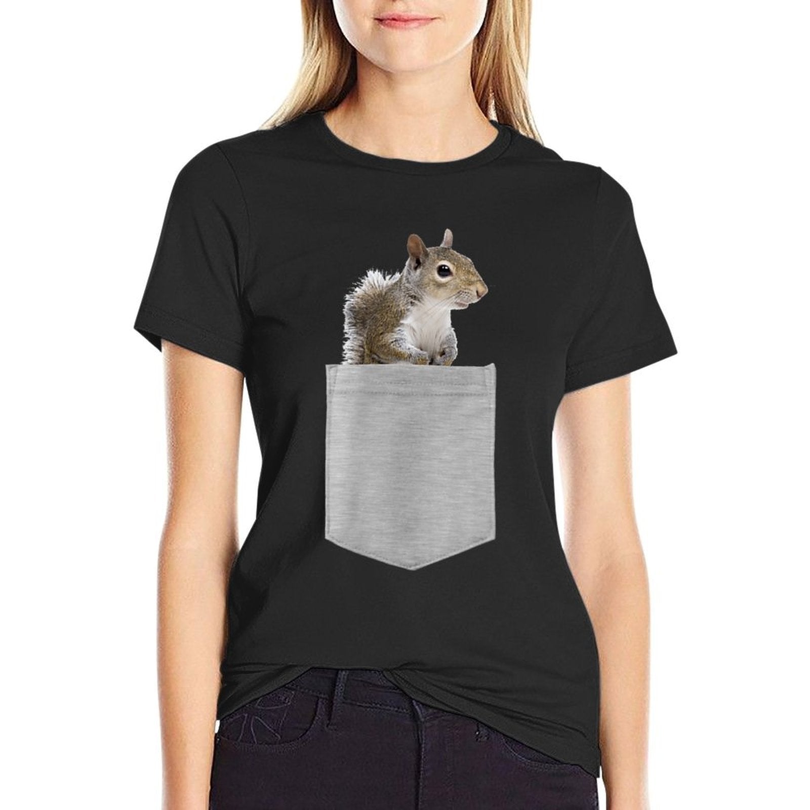 Animal in Your Pocket American Grey Squirrel  Versatile T-Shirt