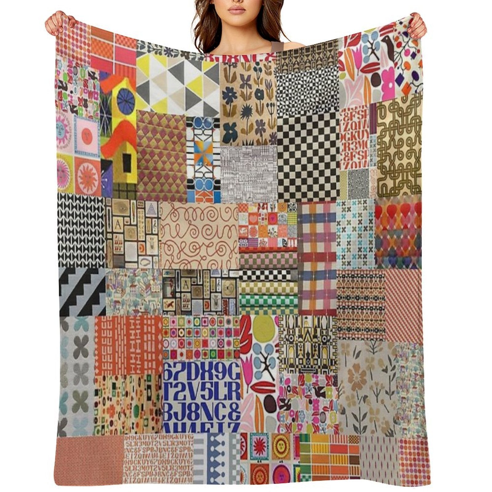 Alexander Girard Wrinkle-free Throw Blanket