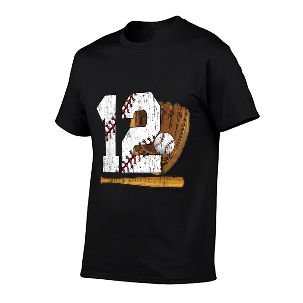 12th Birthday Baseball Boy Twelve Year Old Baseball Player  Stretchy T-Shirt