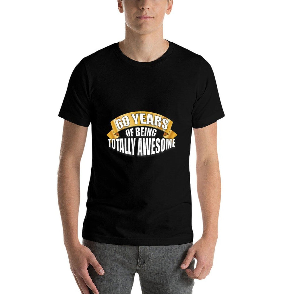 60 Years of Being Totally Awesome 60th Birthday Birthday  Soft T-Shirt