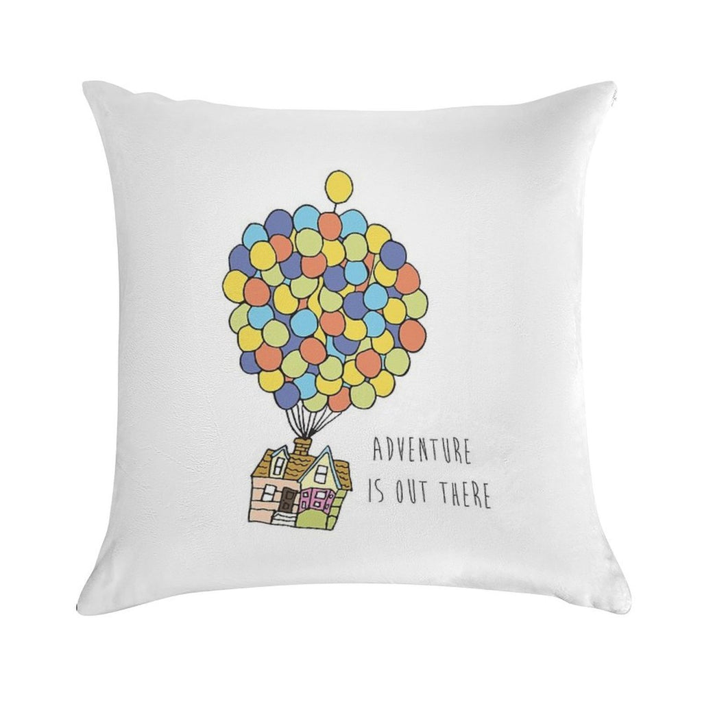 Adventure Is Out There Soft Bedroom Essential Throw Pillow