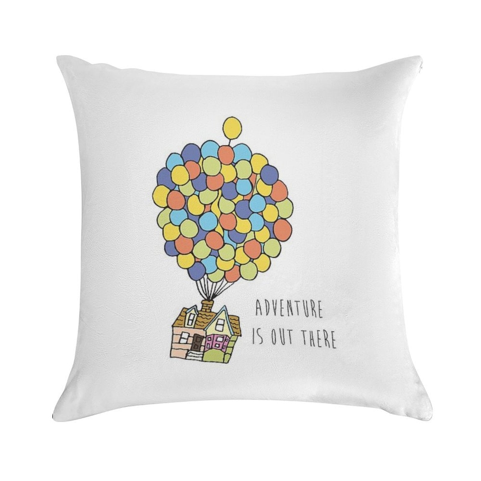 Adventure Is Out There Soft Bedroom Essential Throw Pillow