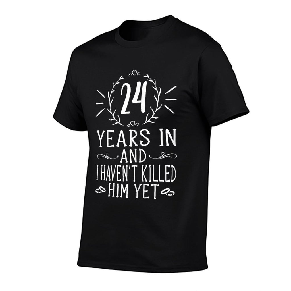 24th Wedding Anniversarys For Her - 24 Years Marriage  Odor-resistant T-Shirt