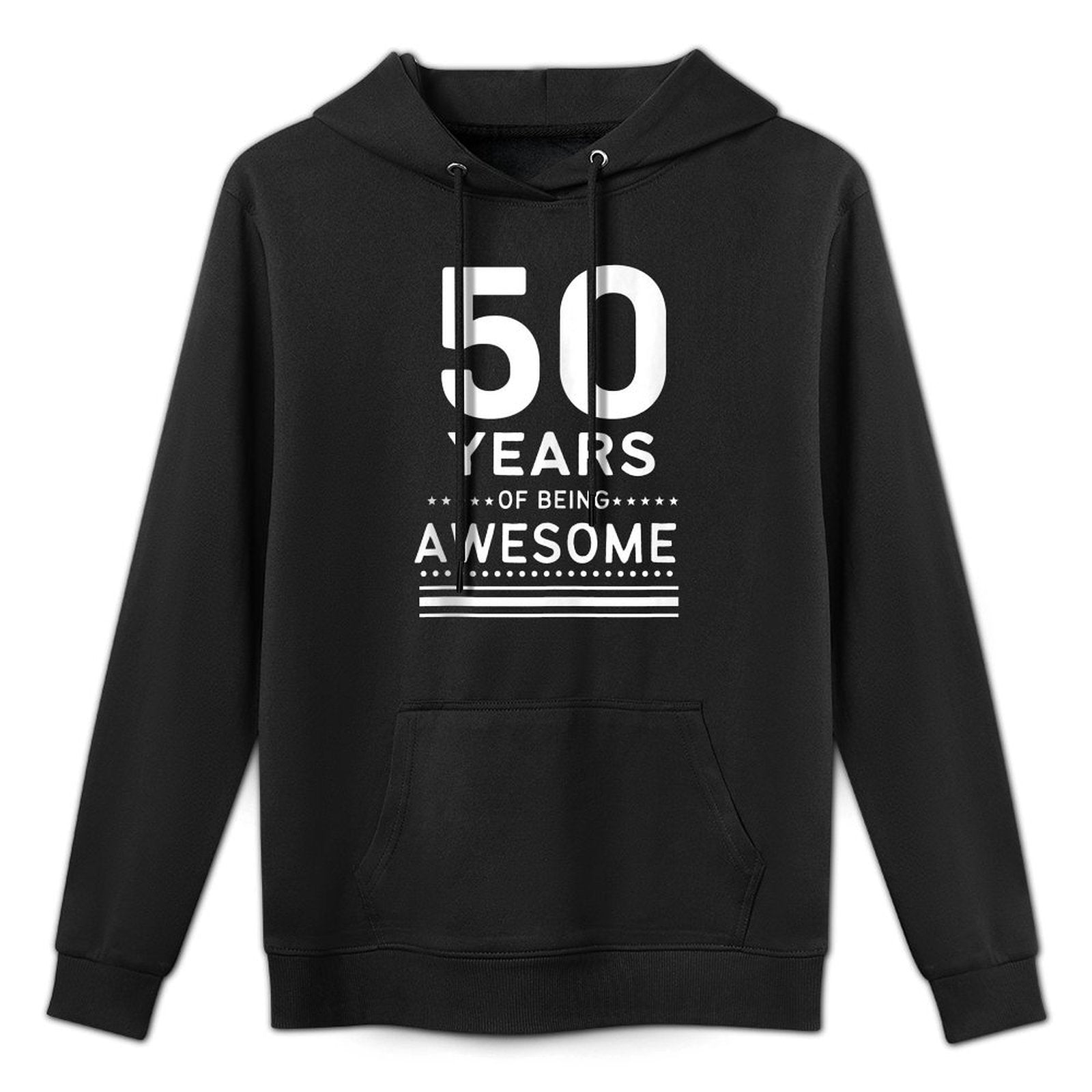 50 Years Of Being Awesome 50th Funny 50th Birthday Party Relaxed Fit Hoodie