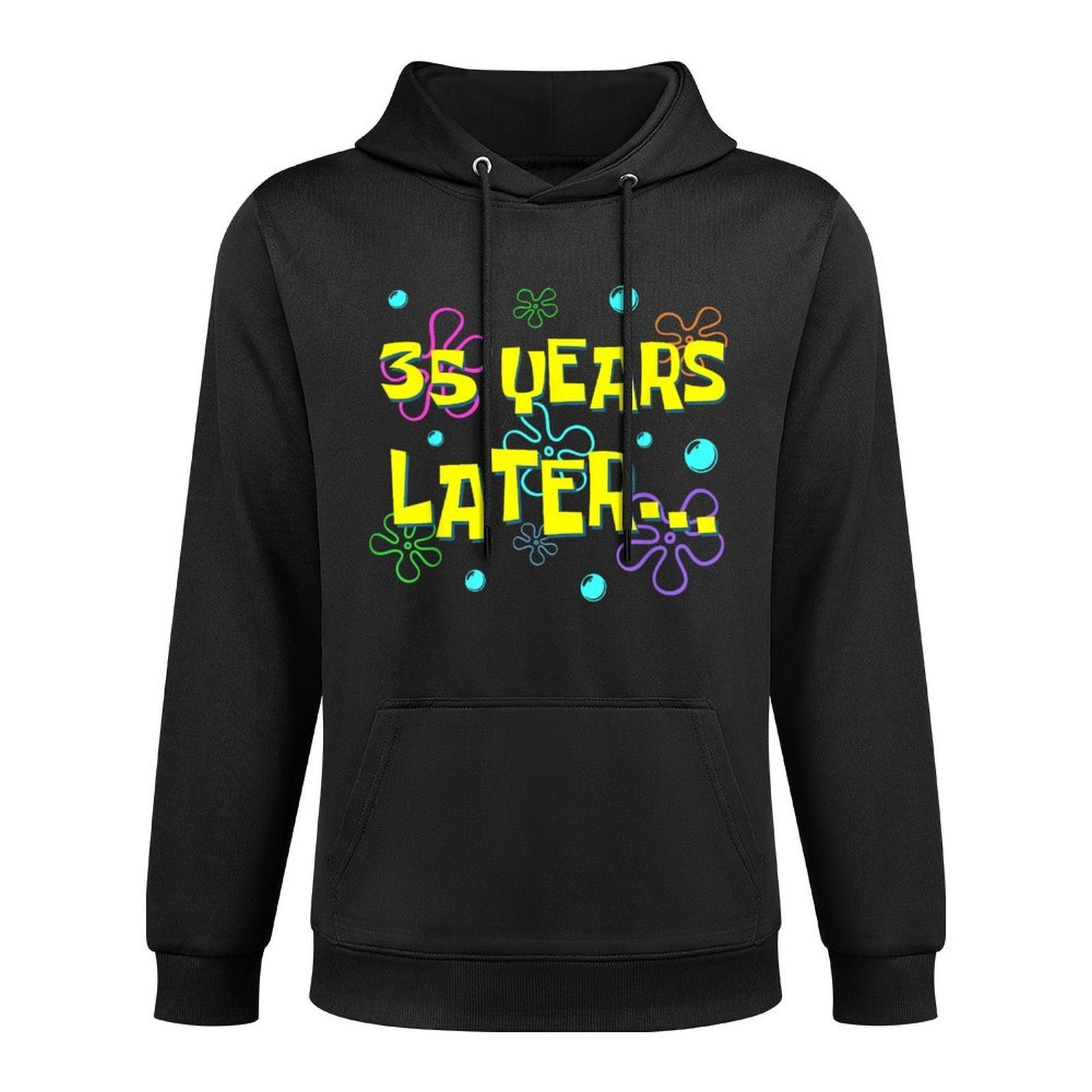 35 Years Later 35th Birthday Party 35 Year Old Funny Meme Adjustable Hood Hoodie