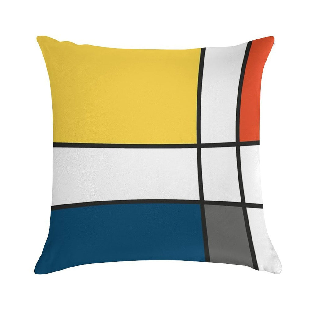 Abstract#72 Soft Fade-Resistant Throw Pillow