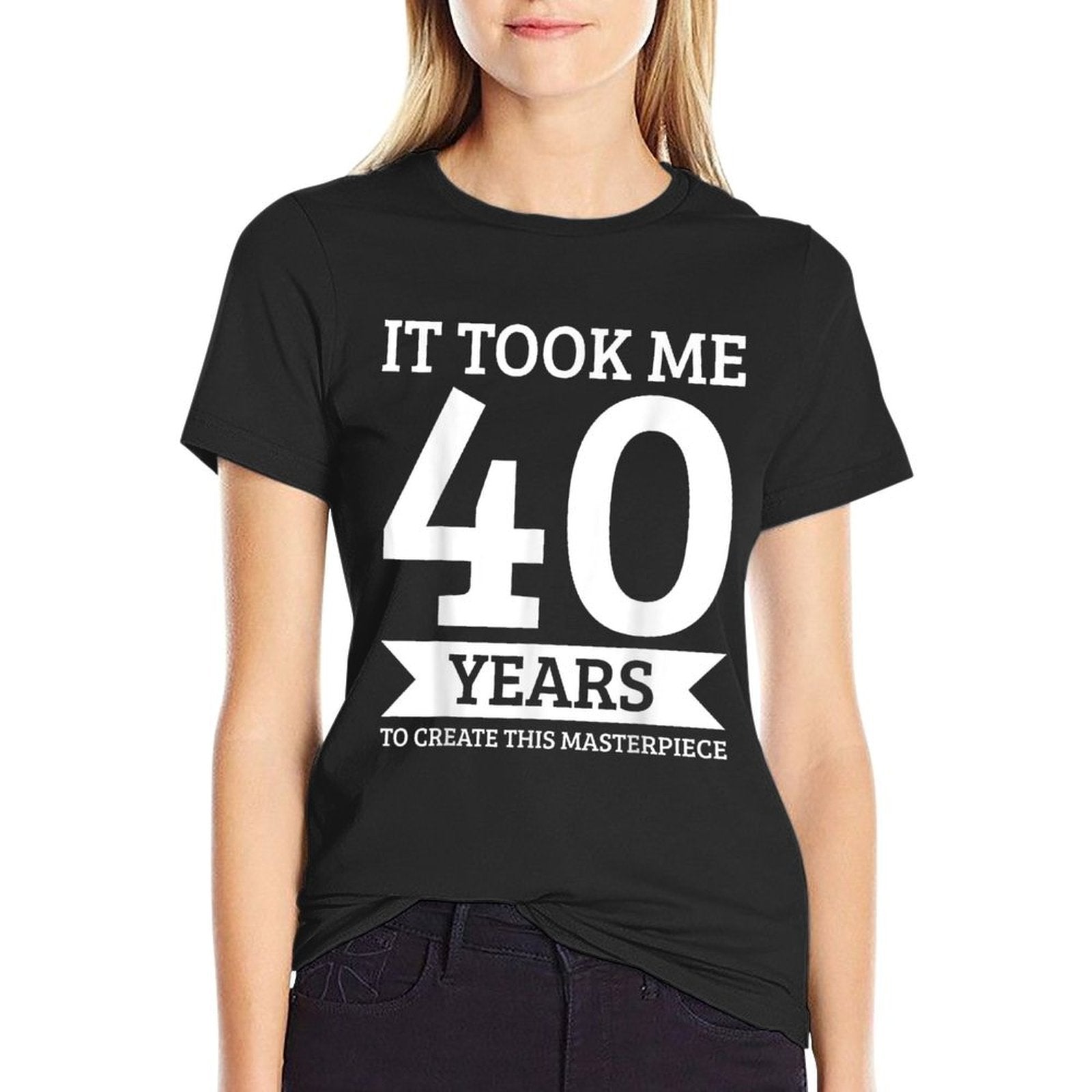 40th Birthday  High-quality Stitching T-Shirt