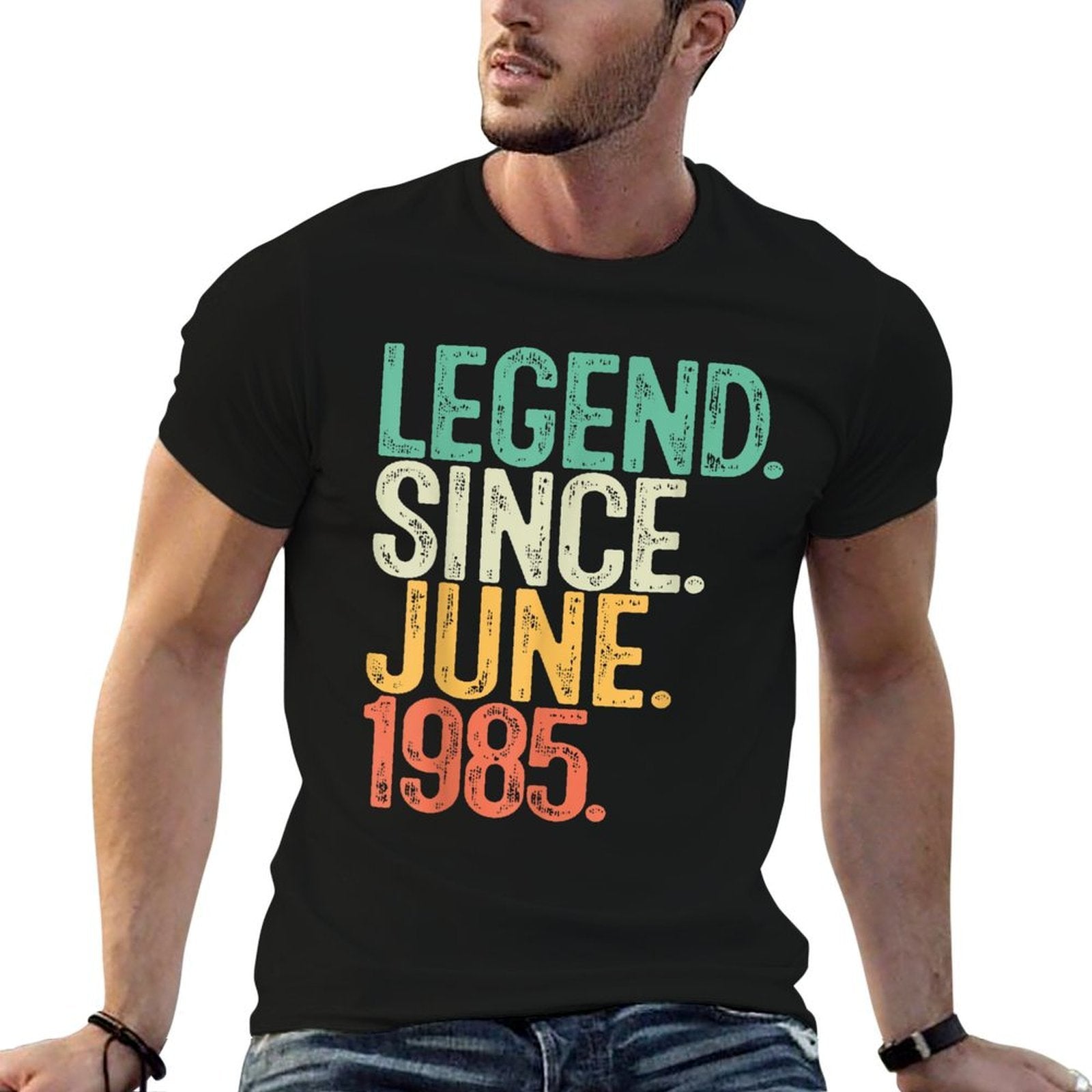40 Years Old Gifts Legend June 1985 40th Birthday Men Women  Lightweight T-Shirt