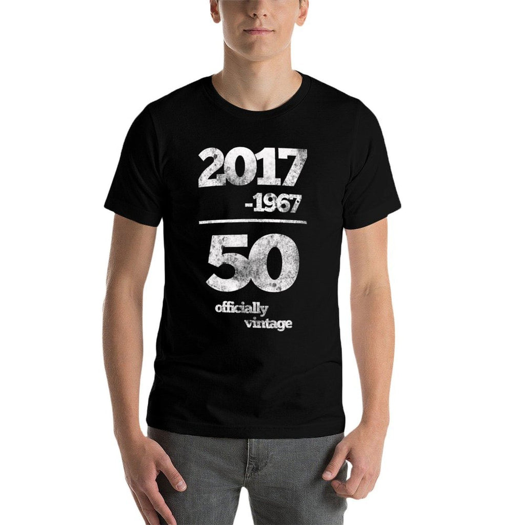 50th Birthday Do The Math T-shirt 2017 - 1967 = 50 Yrs  Breathable T-Shirt