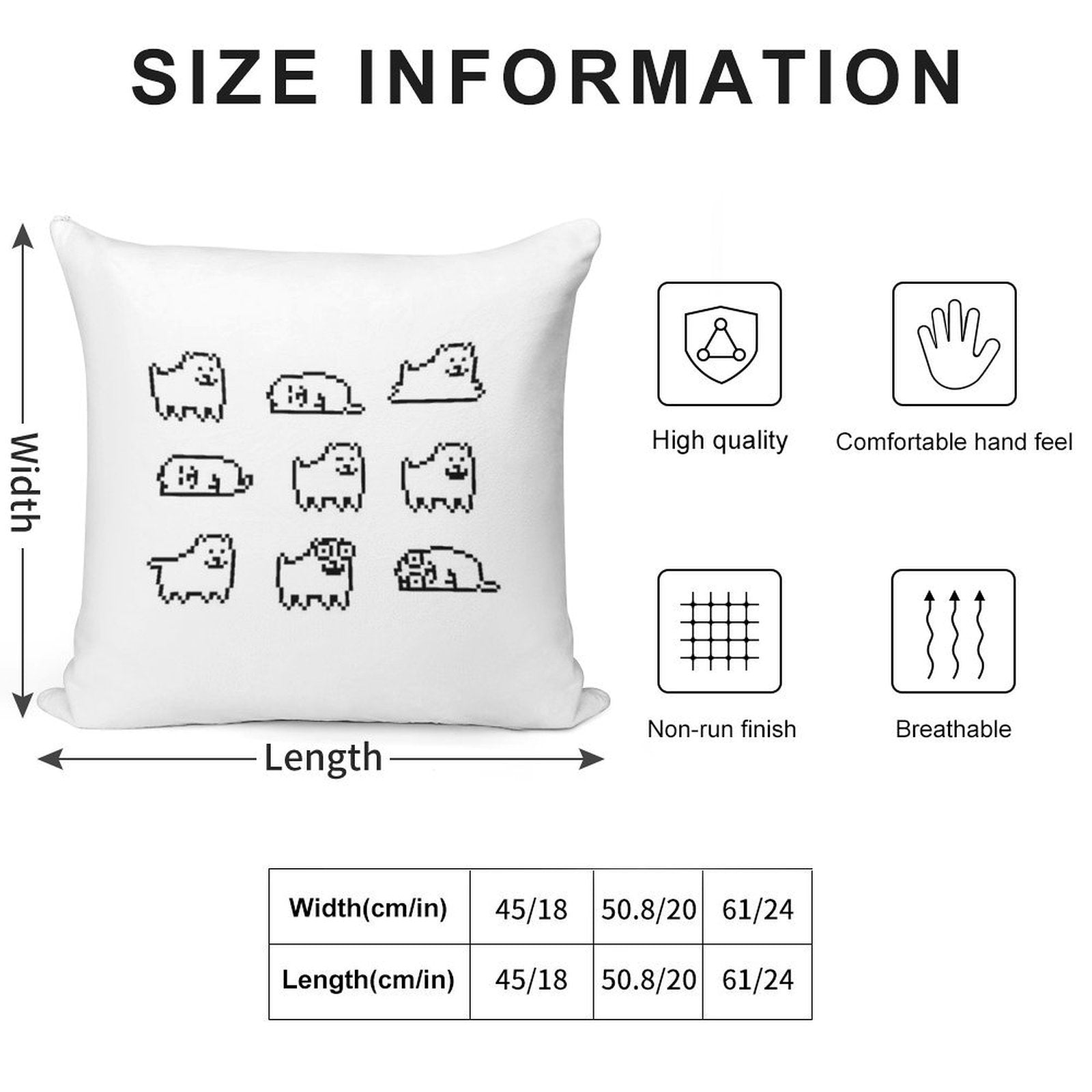 Annoying Dog Undertale HQ Soft Warmth Comfort Throw Pillow