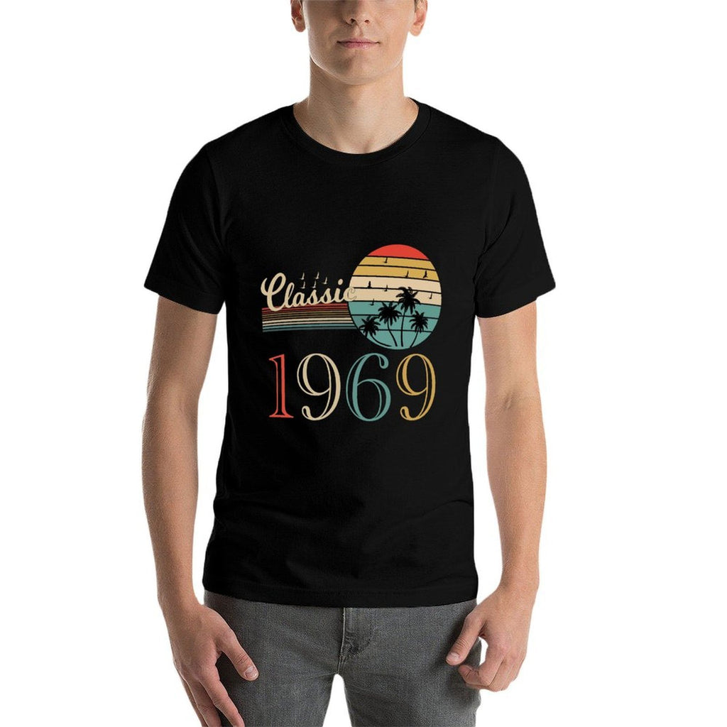 50th Birthday T Gift Vintage 1969 Classic  Polyester Blend T-Shirt