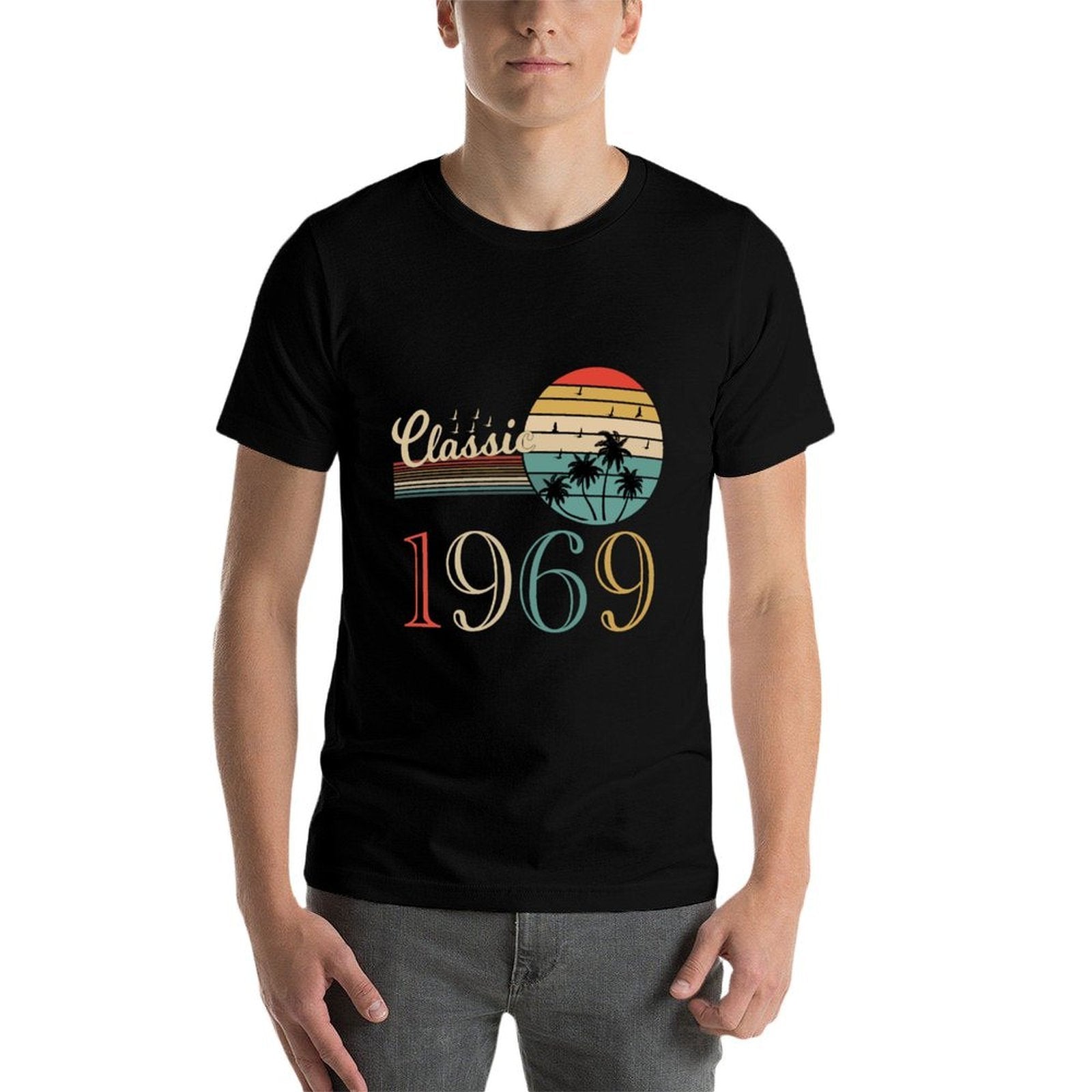 50th Birthday T Gift Vintage 1969 Classic  Polyester Blend T-Shirt
