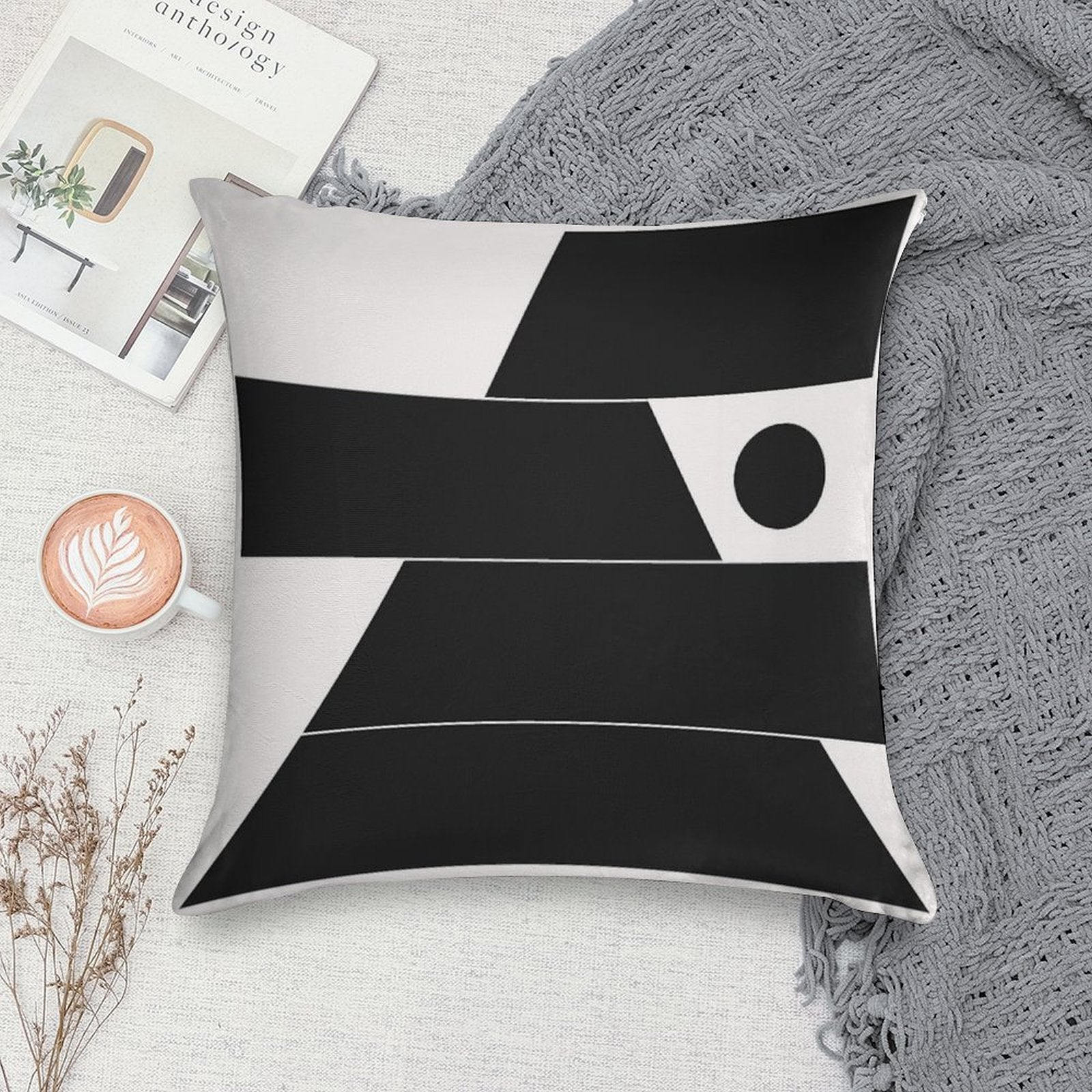 Abstract Ninja Soft Style Accent Throw Pillow