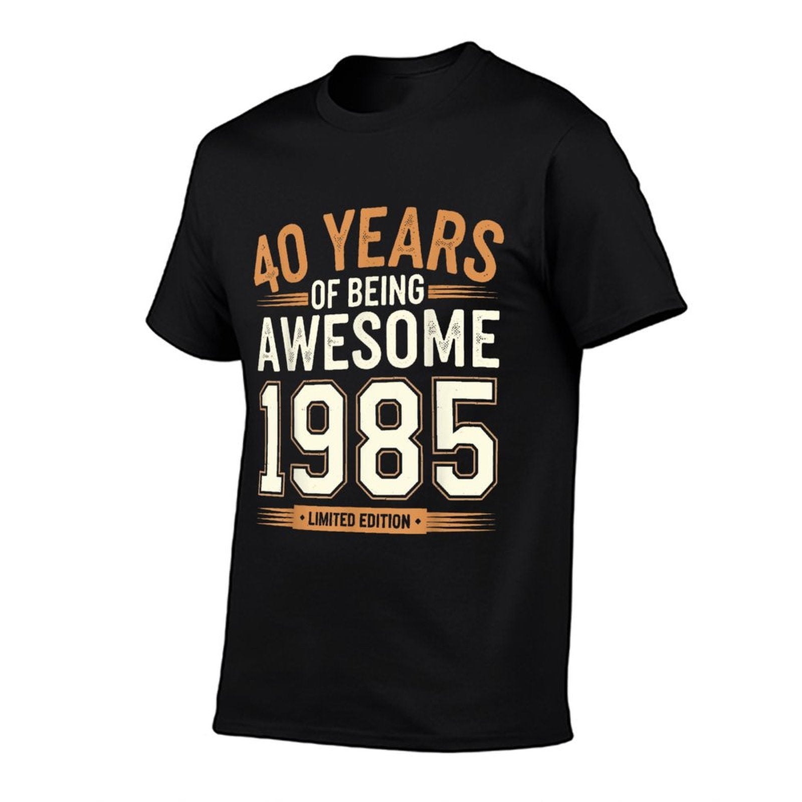 40 Year Birthday Decorations Men Gag 40yr 1985 40th Birthday  Cotton T-Shirt