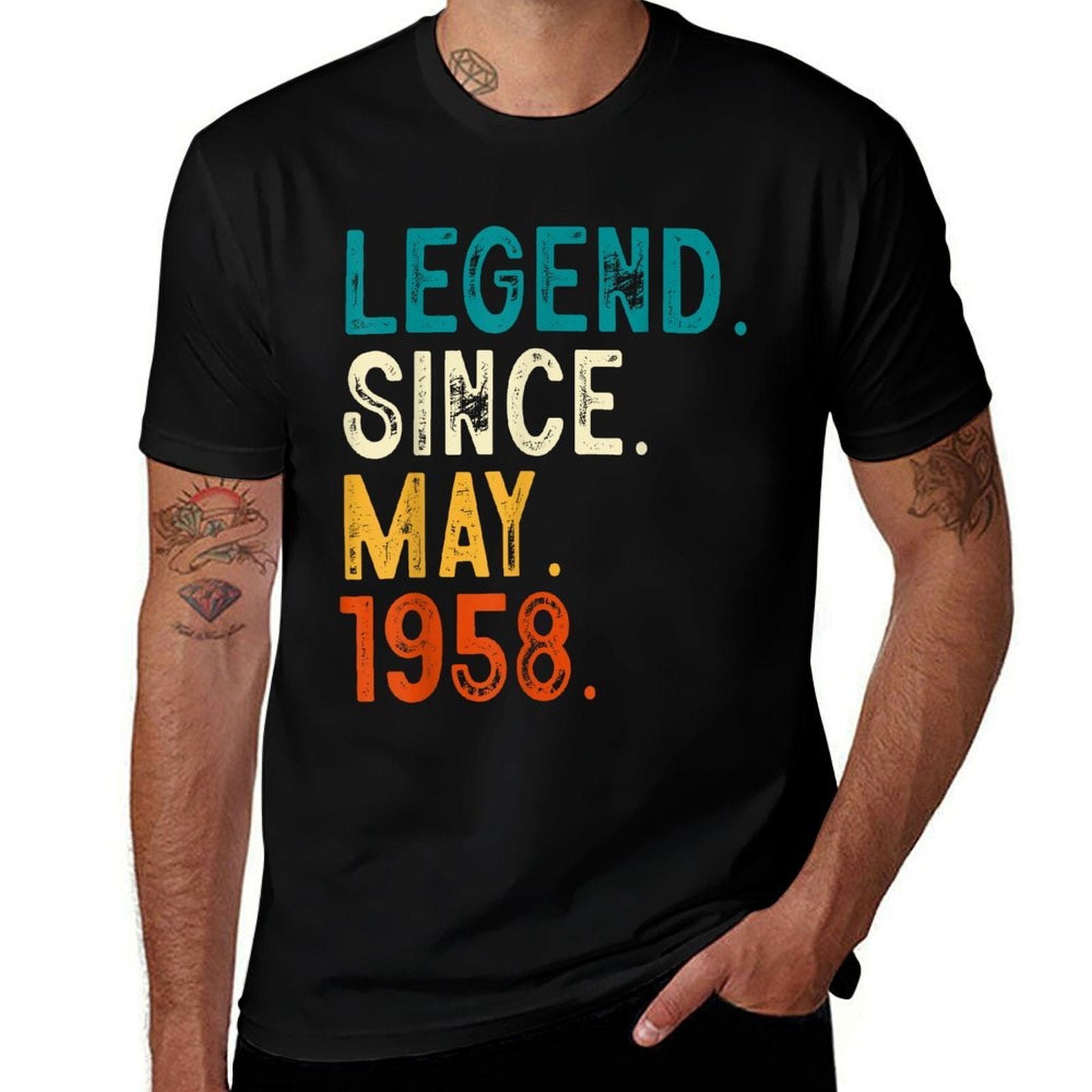 65 Year Old Legend Since May 1958 65th Birthday  Affordable Price T-Shirt
