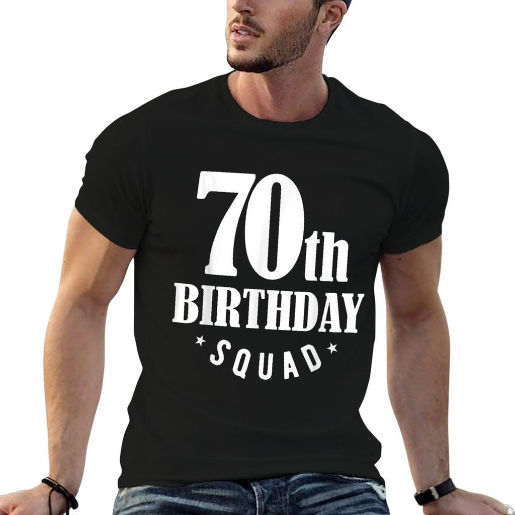 70th Birthday Squad  Lightweight T-Shirt