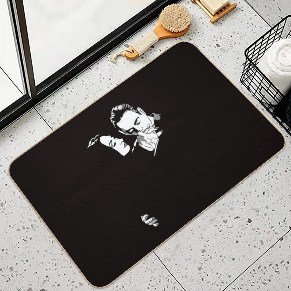 Gomez And Morticia  Easy To Clean Bath Mat