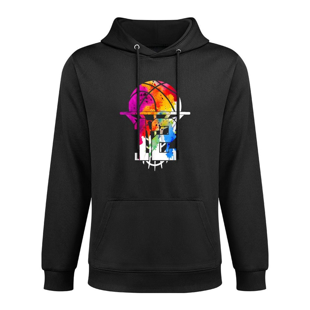12 YEARS BASKETBALL 12TH BIRTHDAY Breathable Fabric Hoodie
