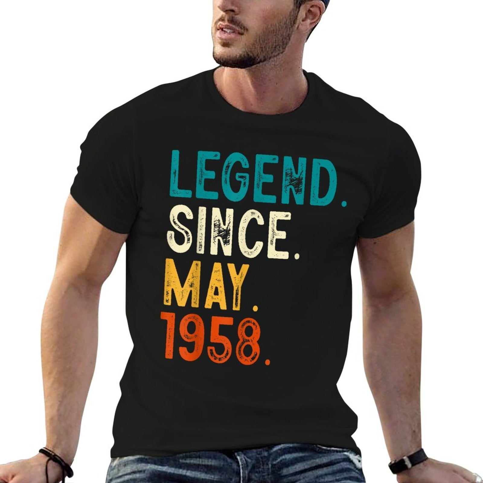 65 Year Old Legend Since May 1958 65th Birthday  Affordable Price T-Shirt