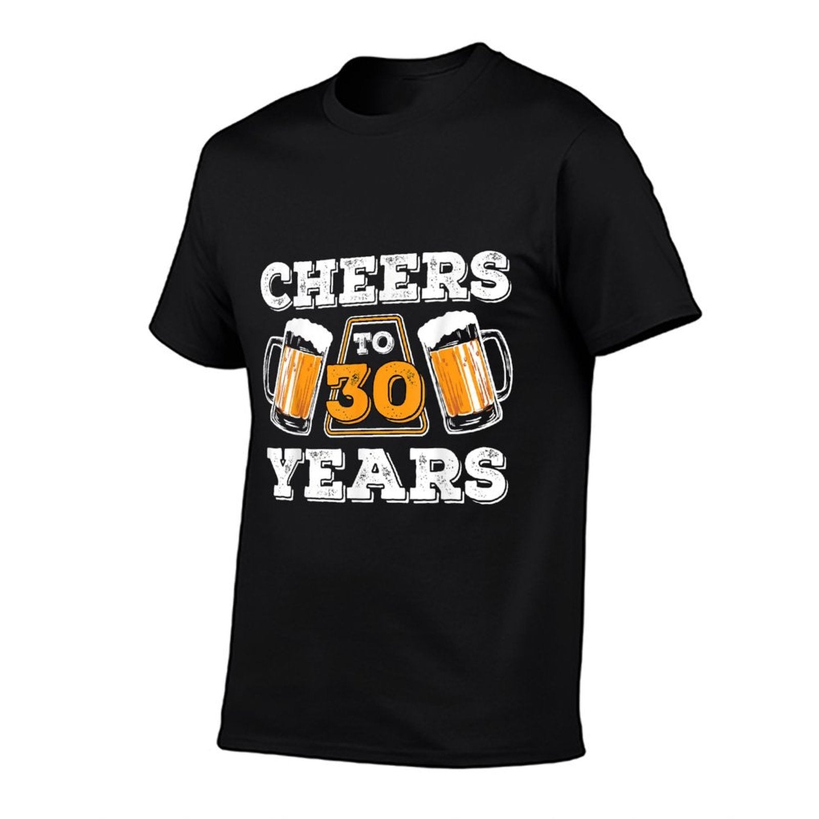 30th Birthday - Cheers To 30 Years Distressed Gift  Breathable T-Shirt