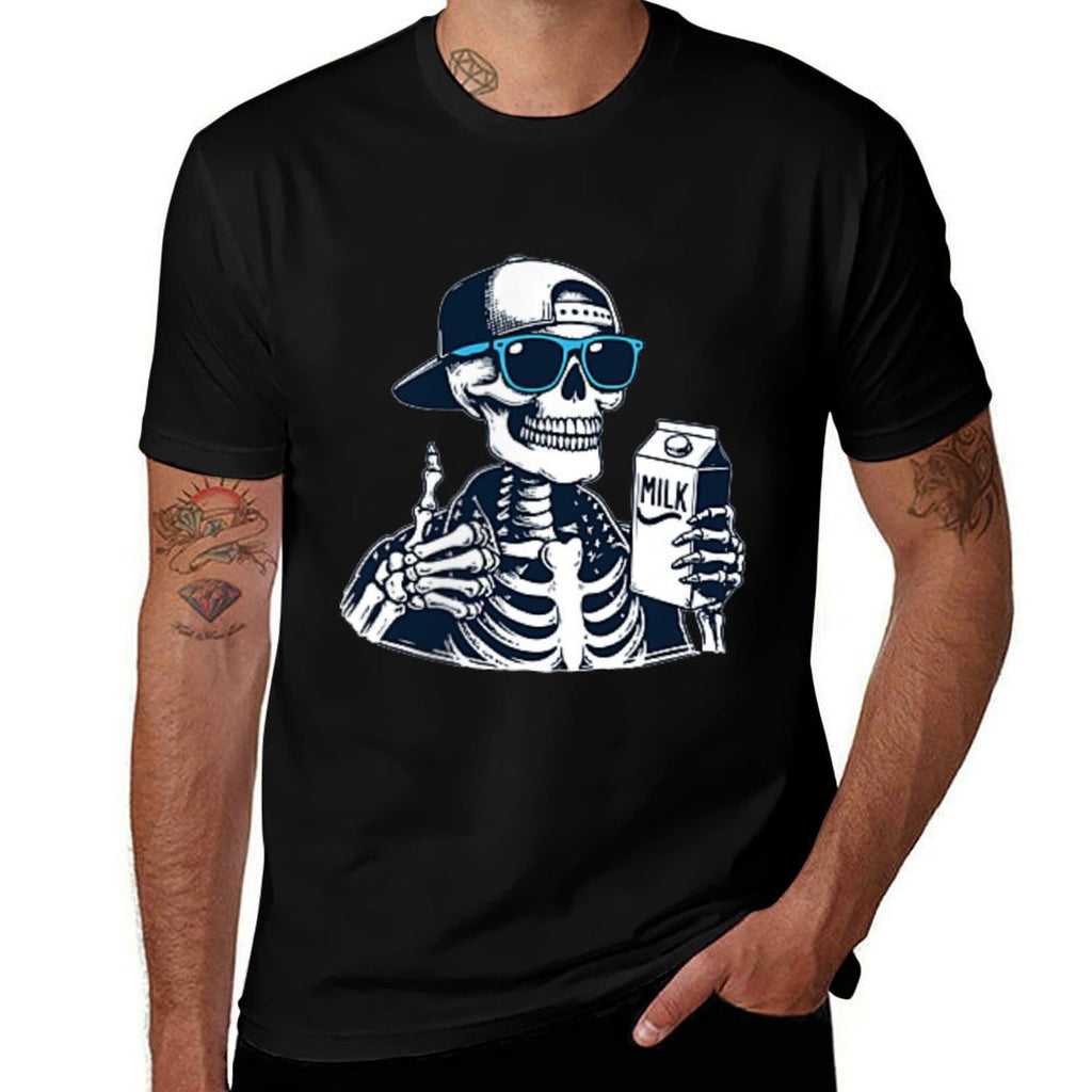 (2 Sides) Skeleton Just A Dad Who Always Came Back With The  Classic T-Shirt