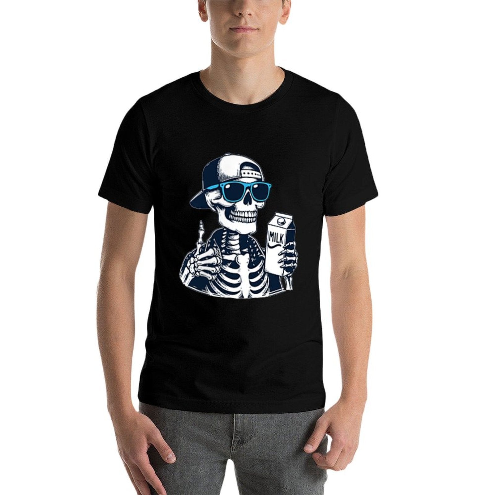 (2 Sides) Skeleton Just A Dad Who Always Came Back With The  Classic T-Shirt