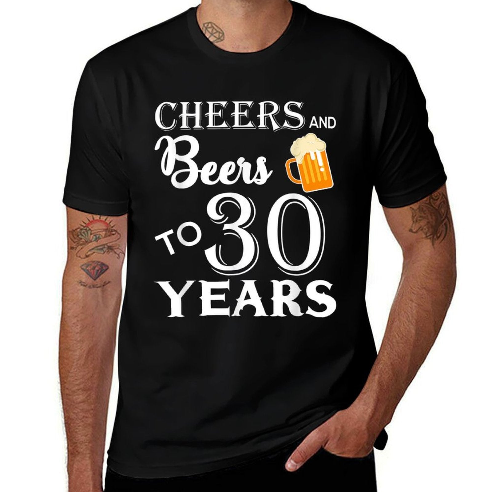 30th Birthday Gift Tshirt  Tagless Design T-Shirt